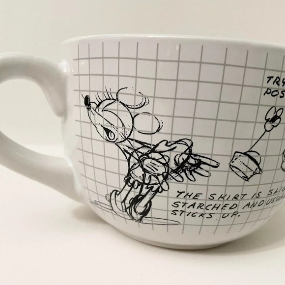 Disney Sketchbook Minnie Mouse Sketch Soup Mug - Picture 2 of 12